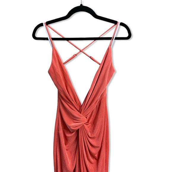 Katie May Pixie Gown dress Nectarine
Coral Backless Dress maxi stretch Revolve S - Picture 4 of 9